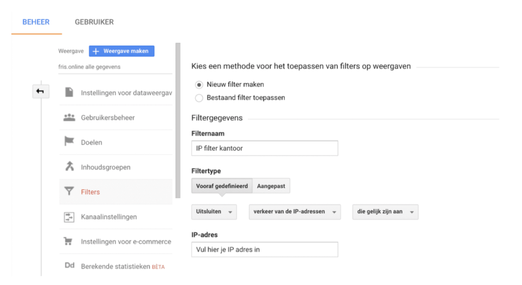 IP-adressen-uitlsuiten