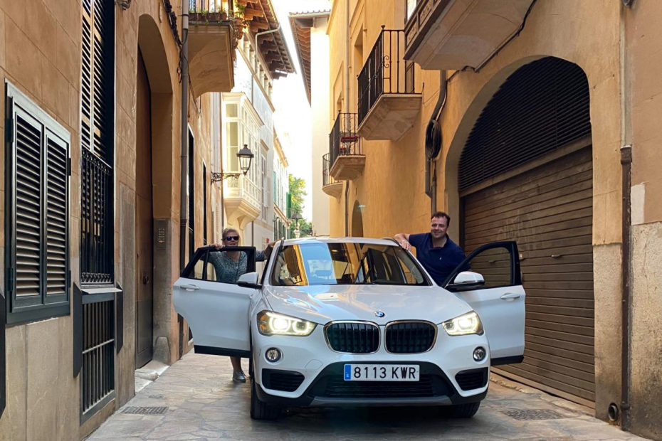 Westbound travel in Mallorca.