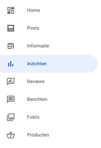 Google mijn bedrijf inzichten