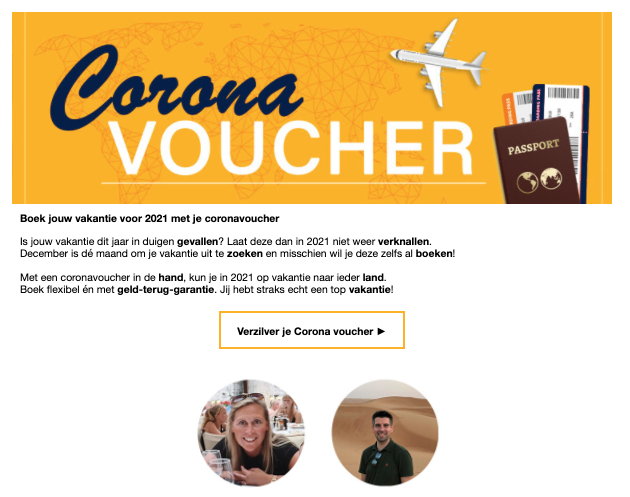 verzilveren corona voucher inhaker