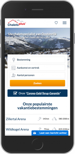 chaletsplus corona geld terug garantie
